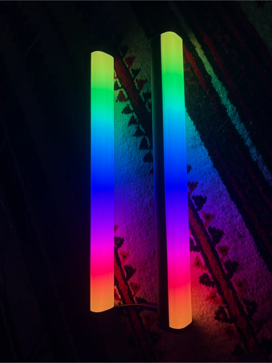 Two RGB LED Light Tubes