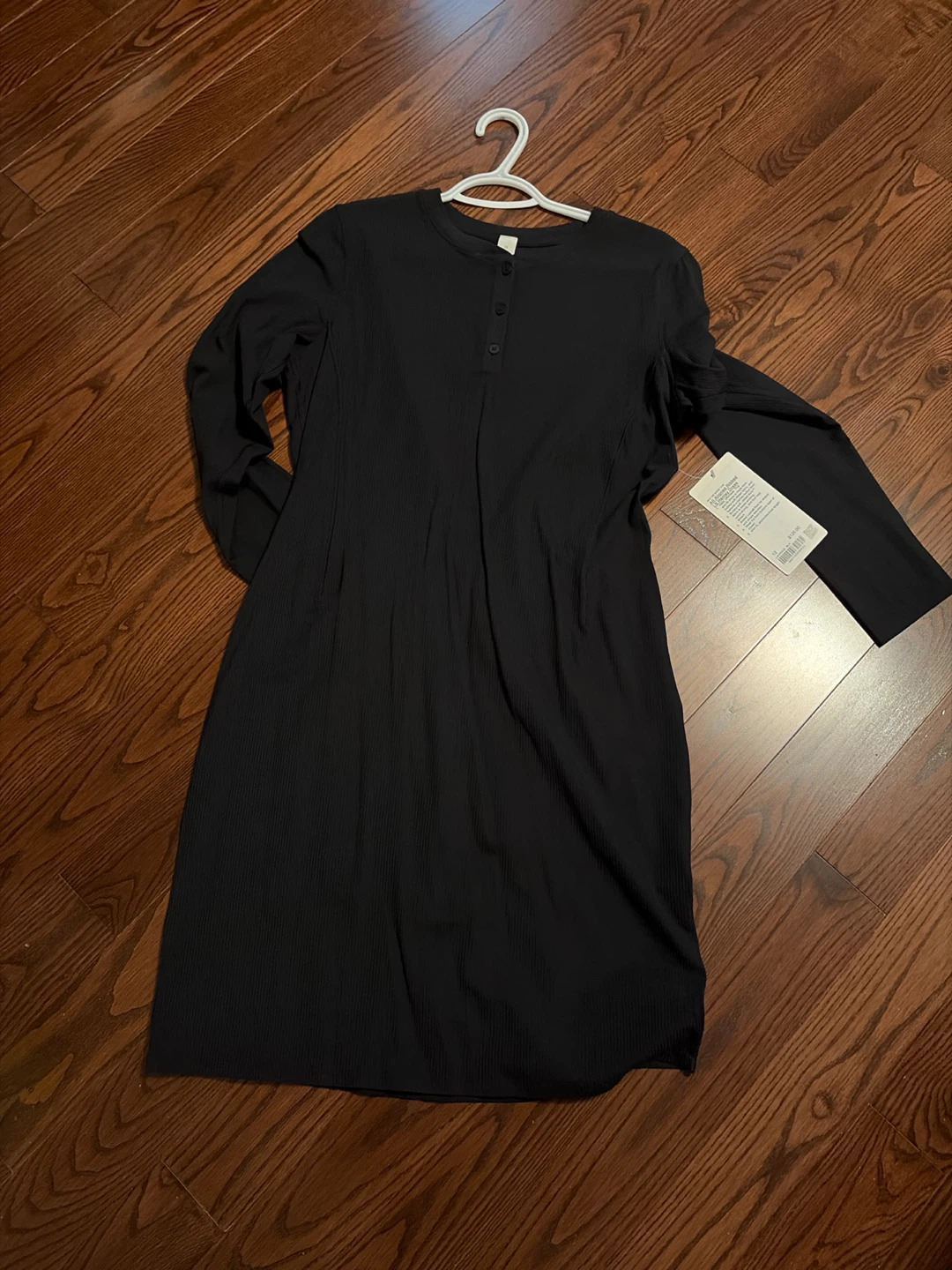 Lululemon All Aligned Ribbed LS Henley Dress