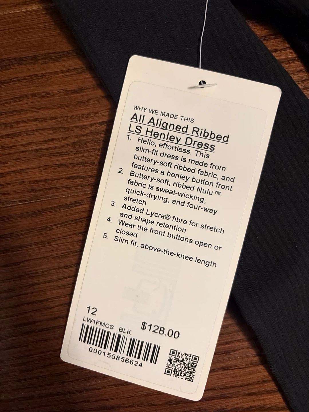Lululemon All Aligned Ribbed LS Henley Dress - photo 3