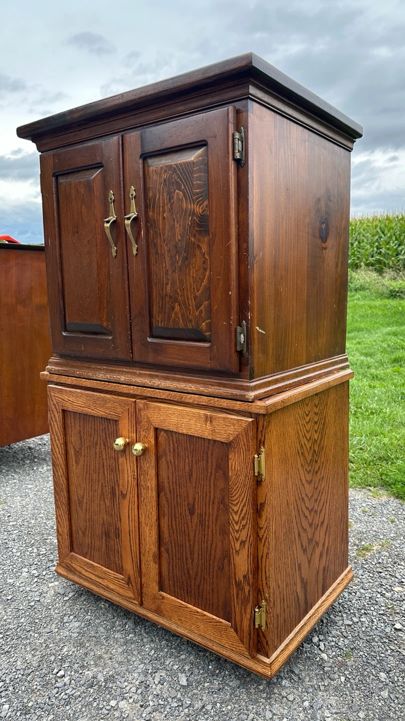 Vintage Rustic Solid Wood Storage Cabinets (CAN DELIVER) - photo 3