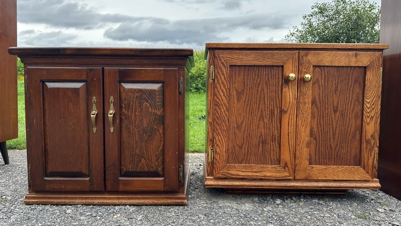 Vintage Rustic Solid Wood Storage Cabinets (CAN DELIVER) - photo 5