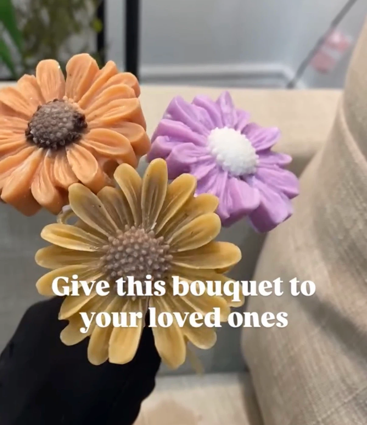 Decorative Flower candles Bouquet