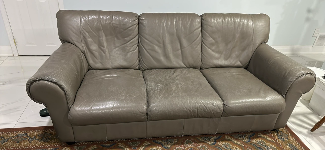 Sofa plus 2 Wooden Windback Chairs - photo 2