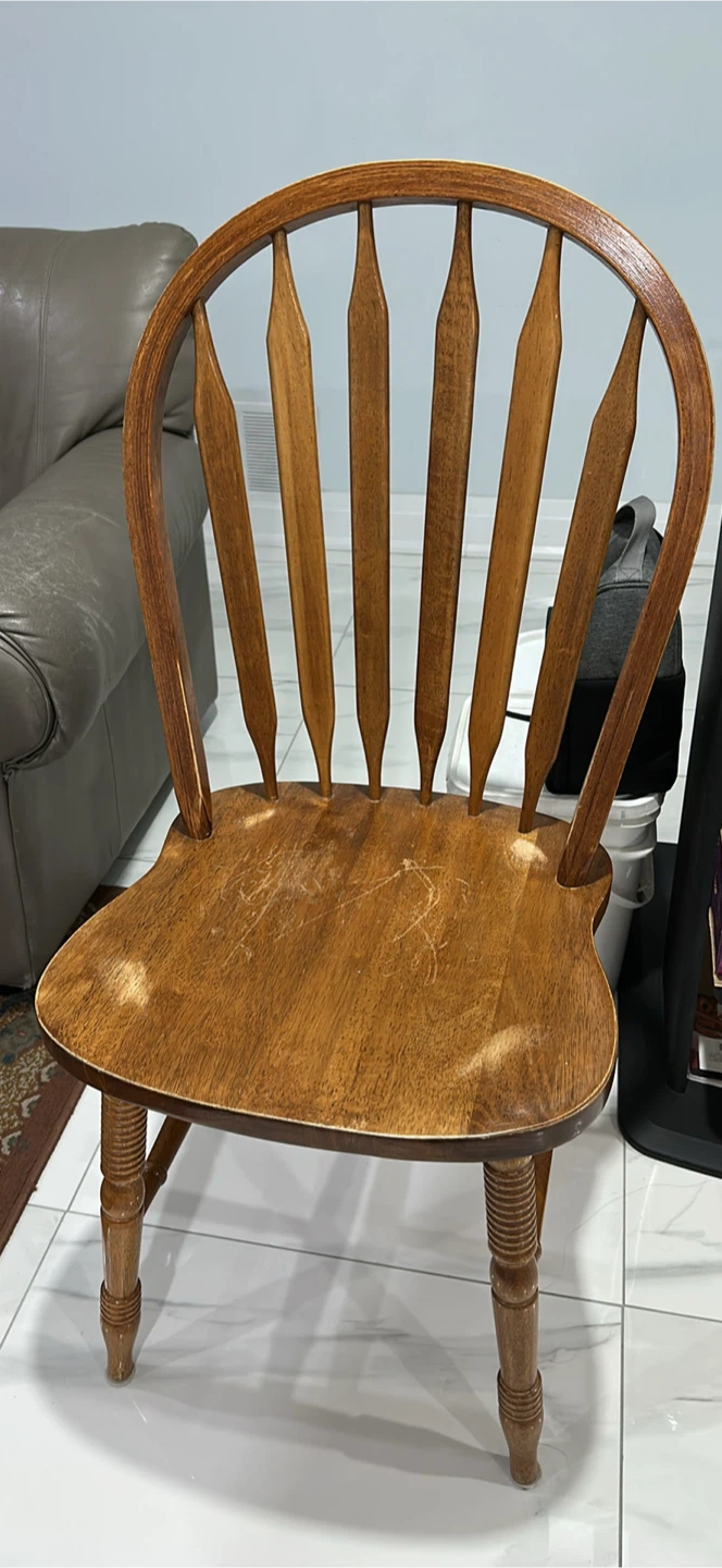 Sofa plus 2 Wooden Windback Chairs - photo 3