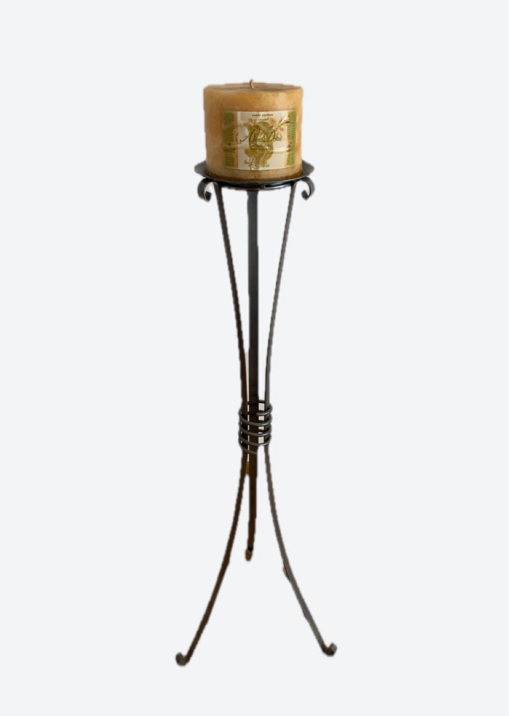 Wrought Iron Pedestal Stand