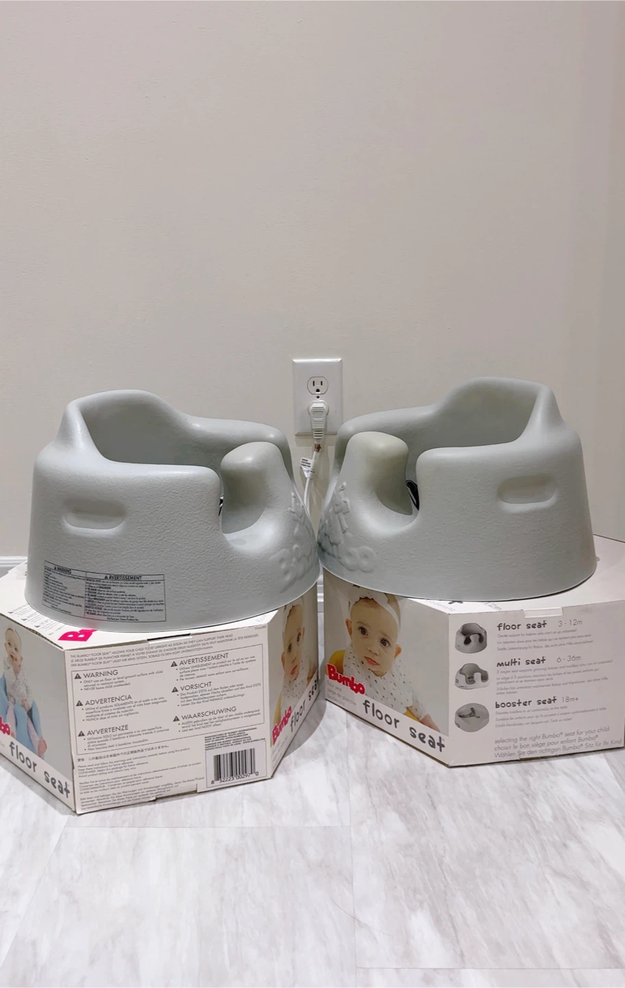 Two Bumbo Floor Seats - photo 3