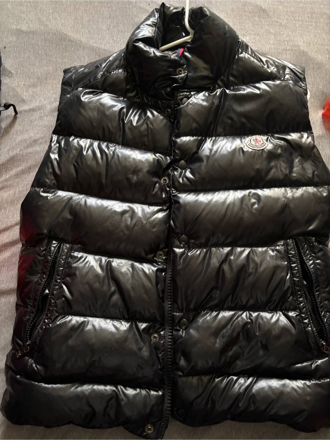 Moncler Black Puffer Vest