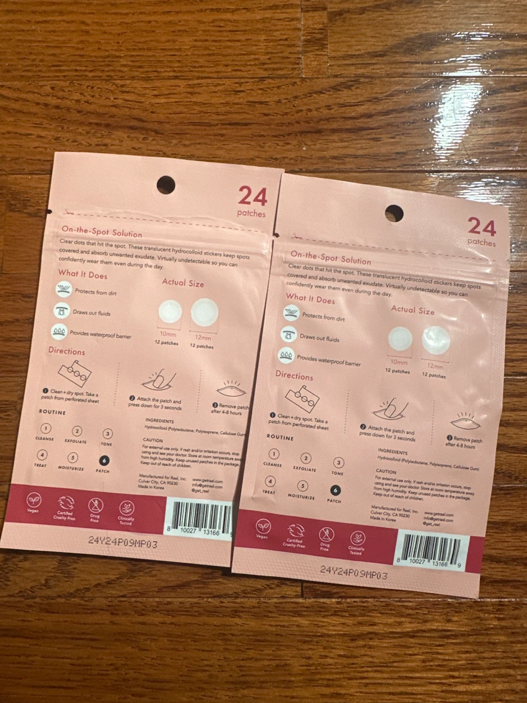 2 Packs Rael Beauty Miracle Patch Invisible Spot Cover - photo 2