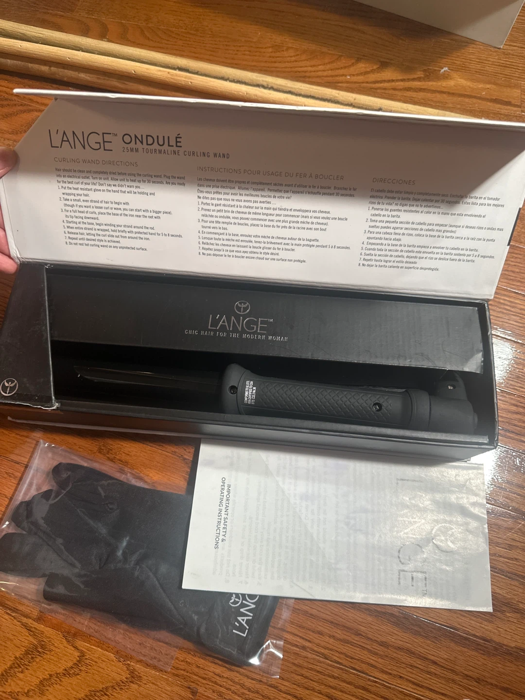 L'Ange Ondule 25mm Tourmaline Curling Wand - photo 2
