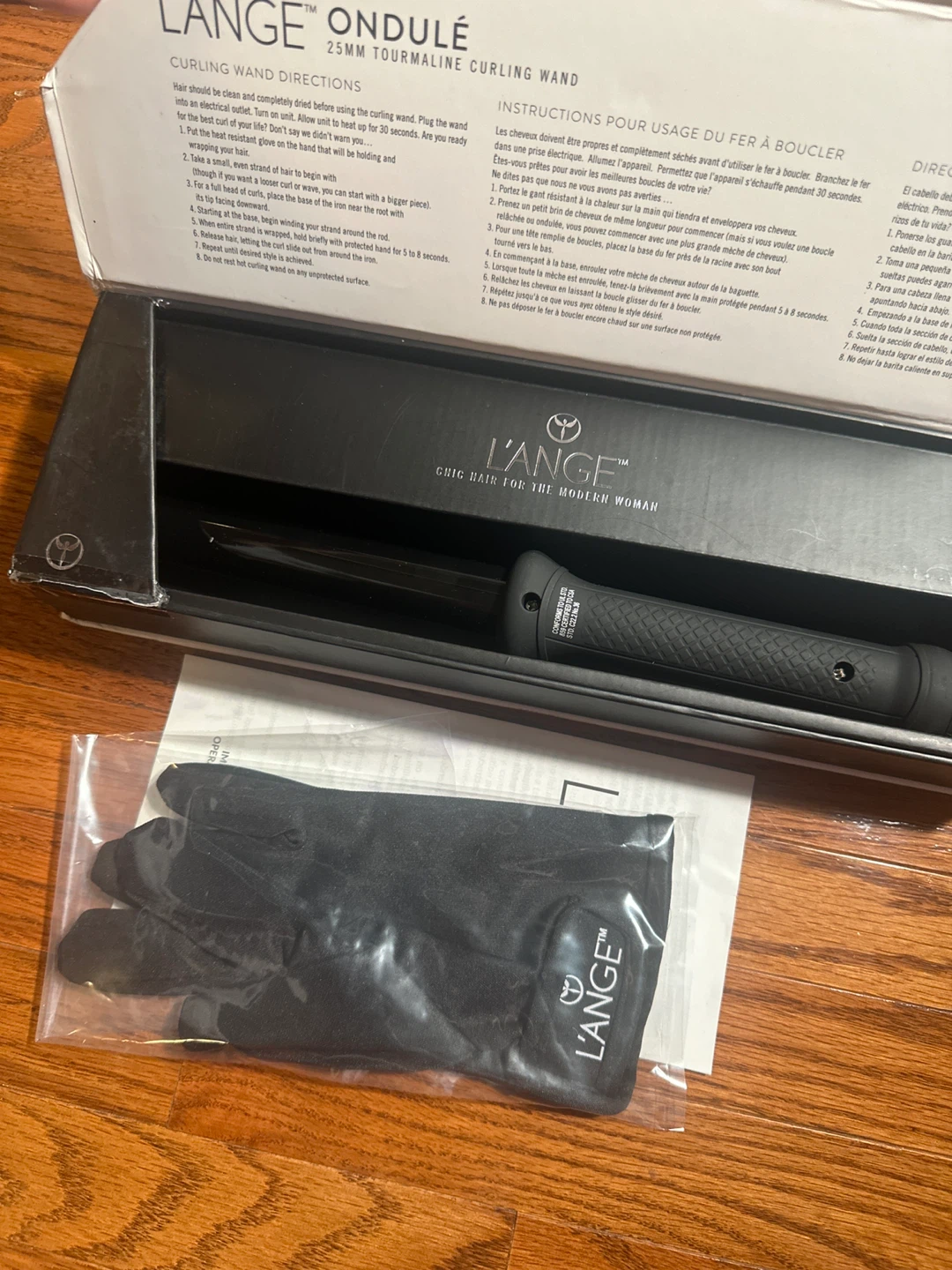 L'Ange Ondule 25mm Tourmaline Curling Wand - photo 3