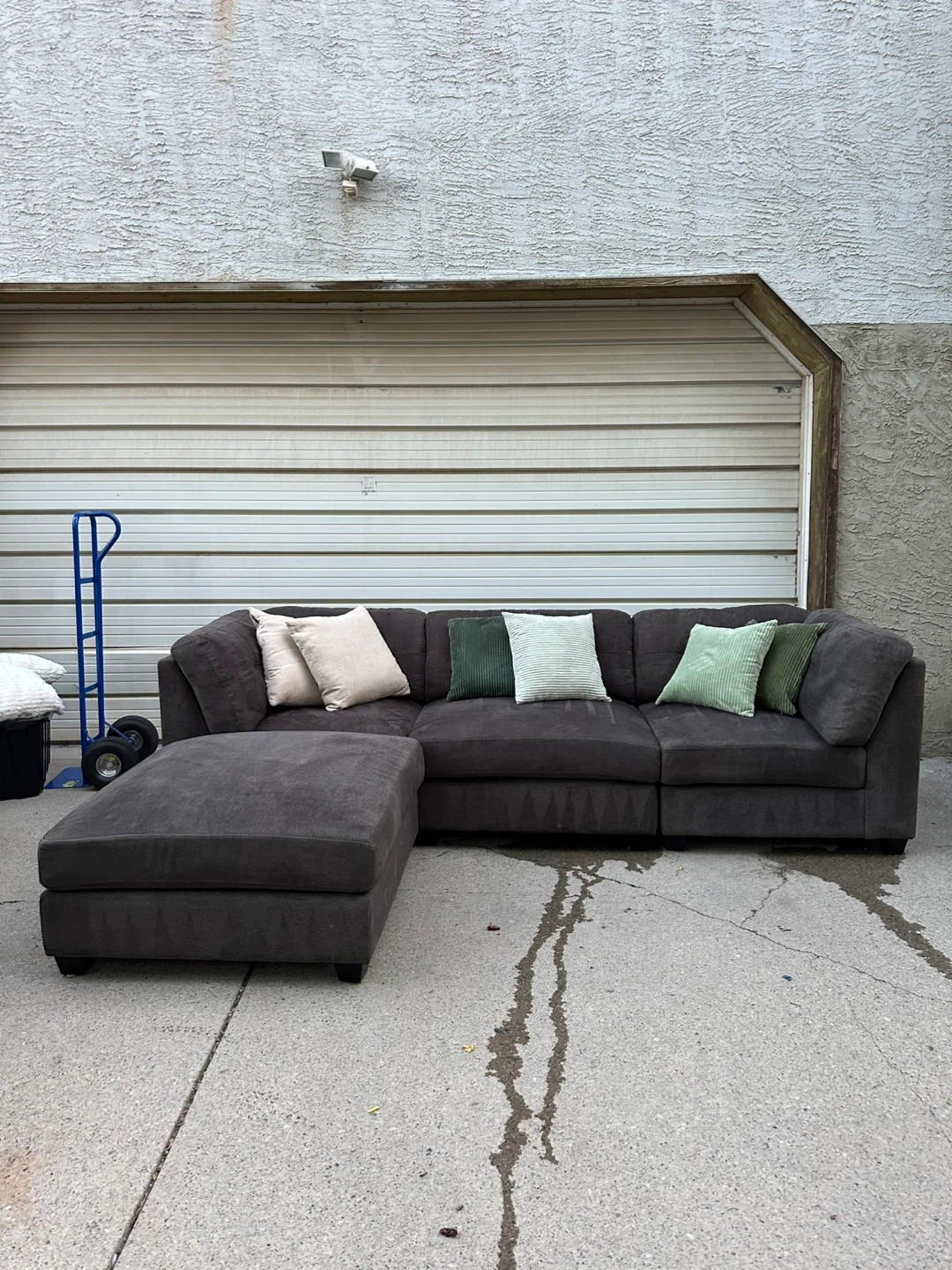 Thomasville 4-Piece Modular Sectional Dark Grey– Costco - photo 5