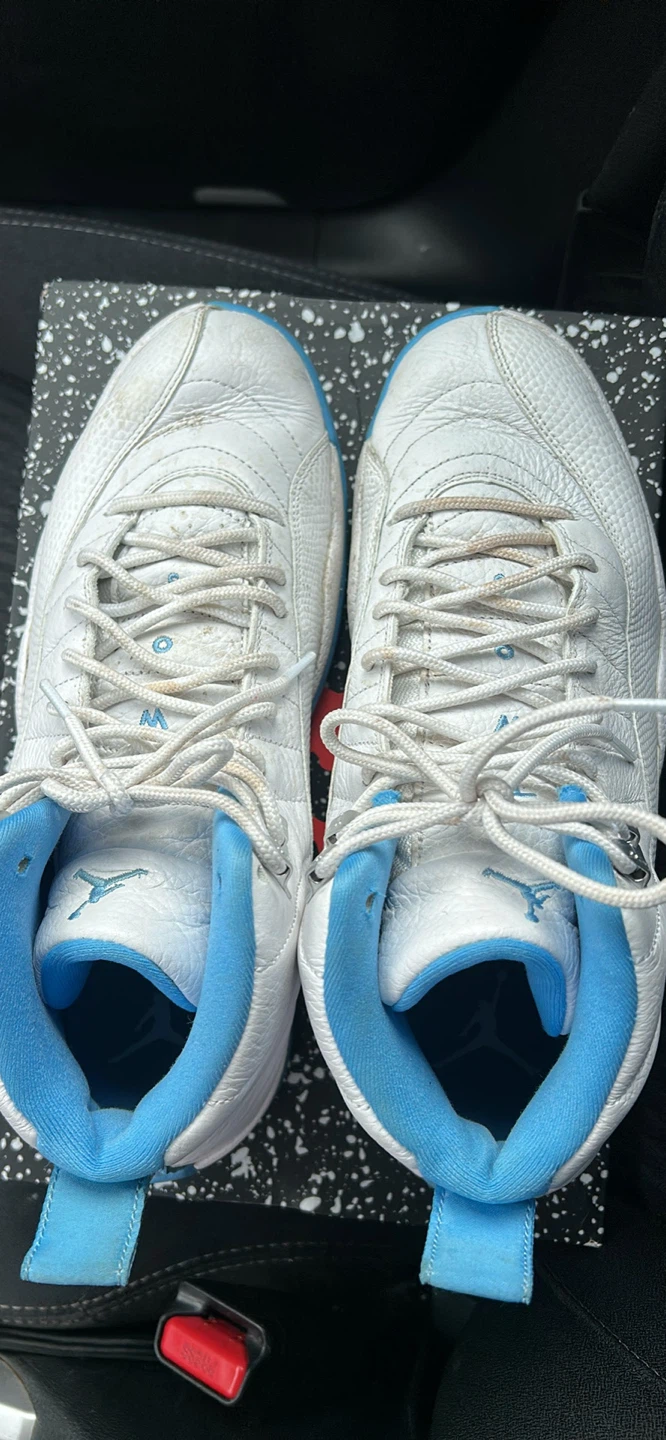 Nike Air Jordan 12 University Blue White Size 9.5 - photo 4