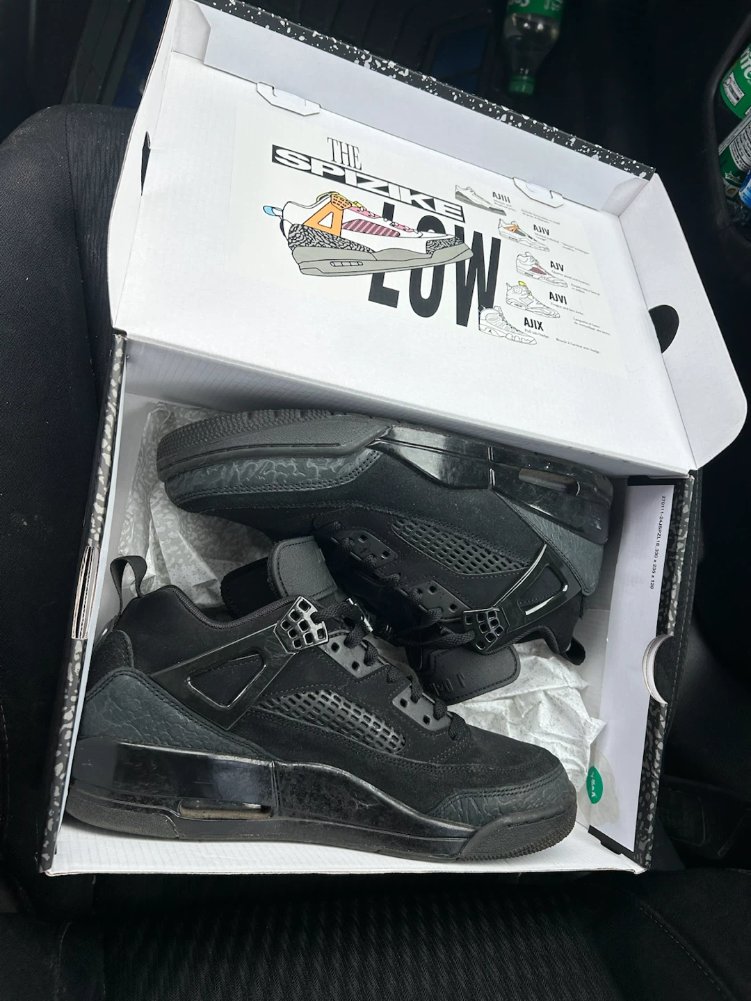 Jordan Spizike Low Black Sneakers