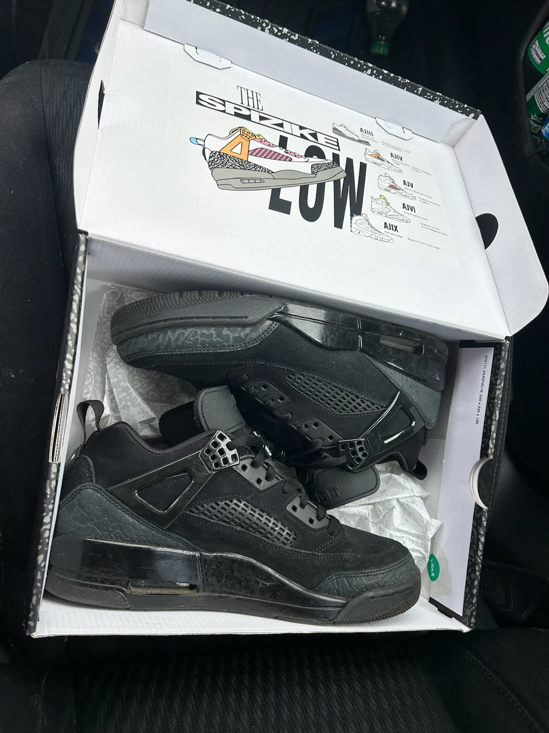 Jordan Spizike Low Black Sneakers - photo 2
