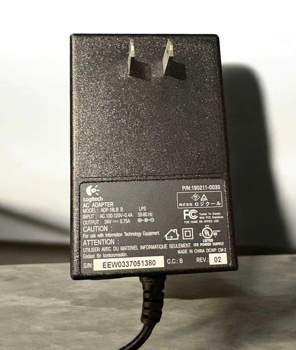 Logitech AC Adapter ADP-18LB B - photo 2