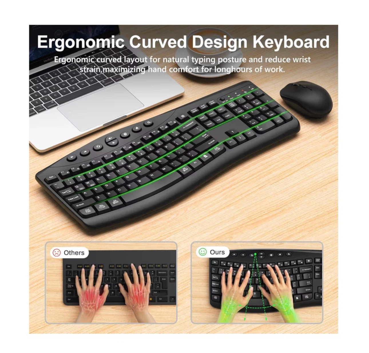 Brand new Wireless Keyboard and Mouse Combo - photo 3