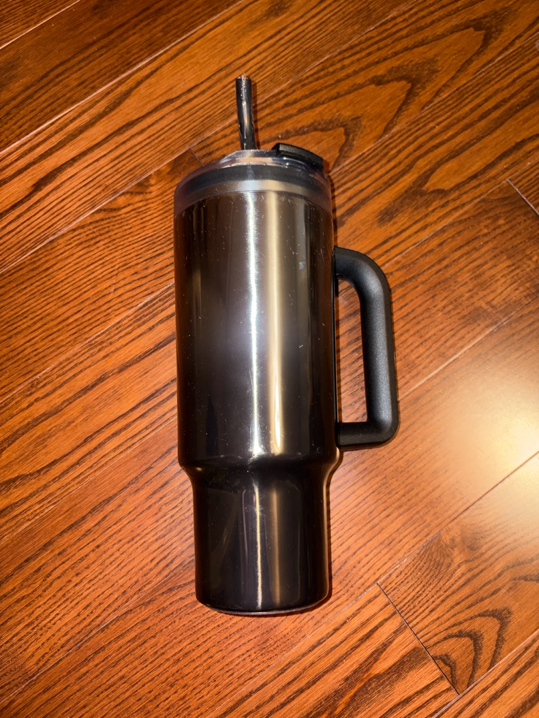 Lululemon Black Insulated Tumbler with Straw