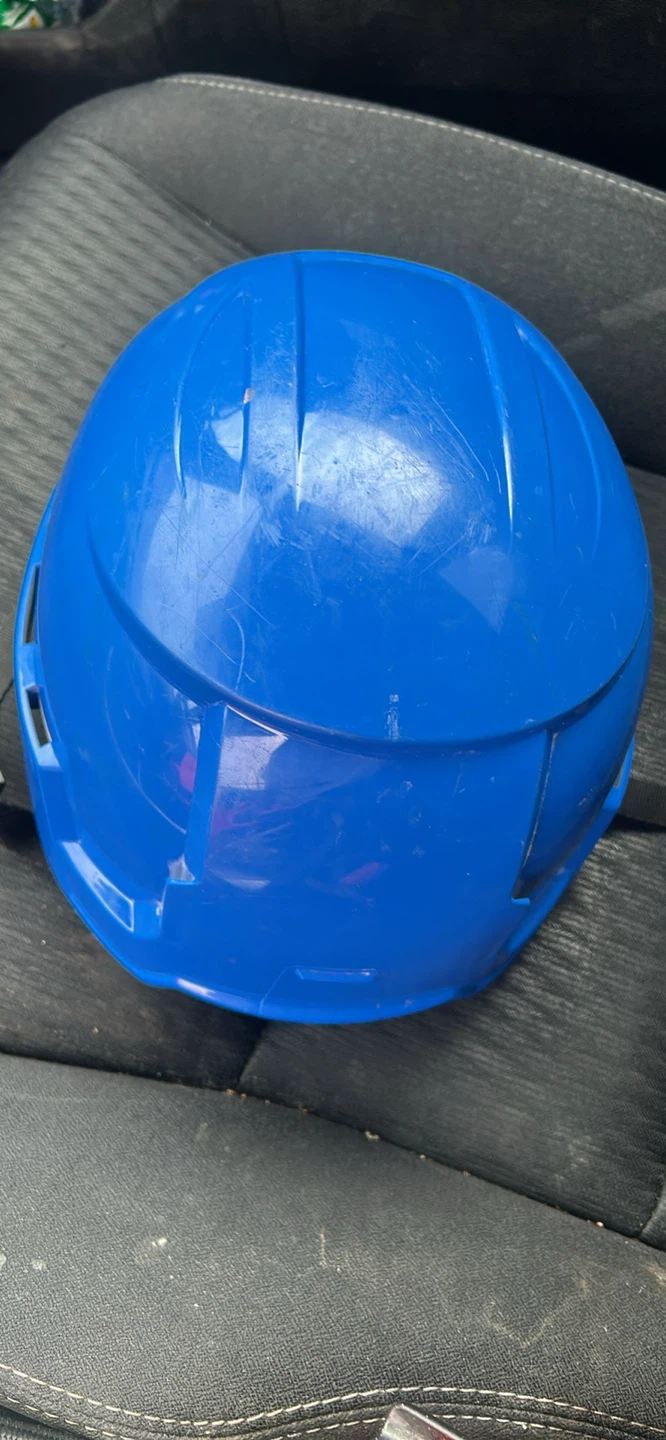 Milwaukee Blue Safety Hard Hat