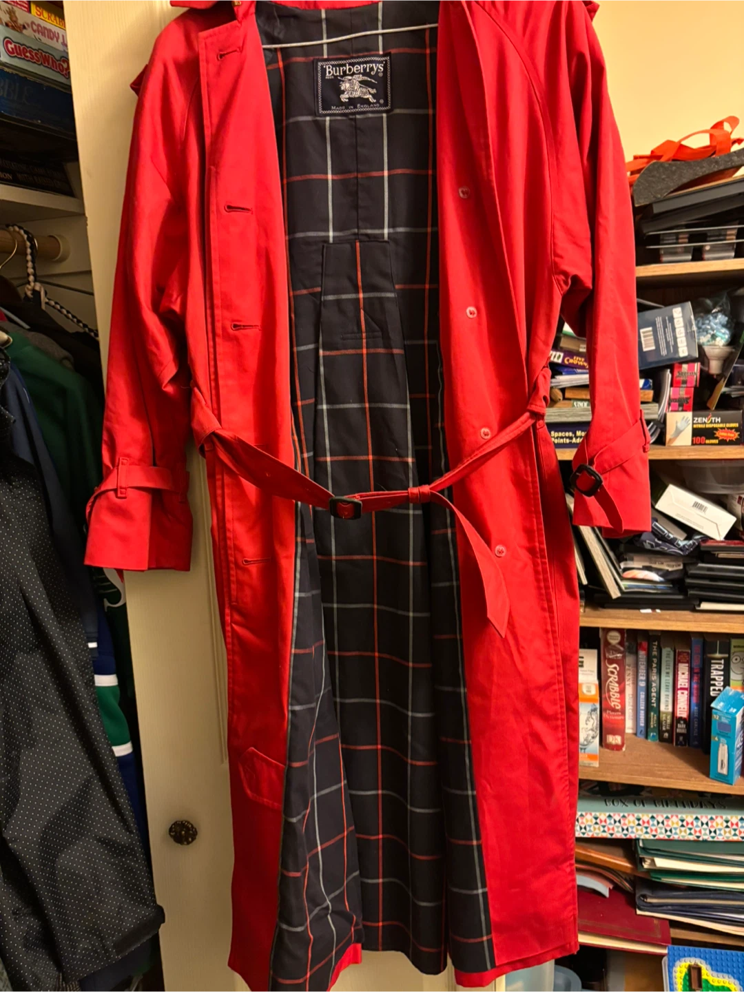 Burberrys Red Trench Coat - photo 3