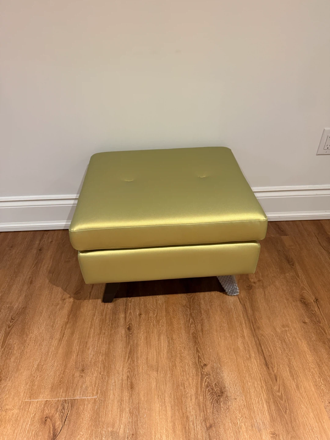 NEW Fabric Ottoman no storage 24” wide 21” deep