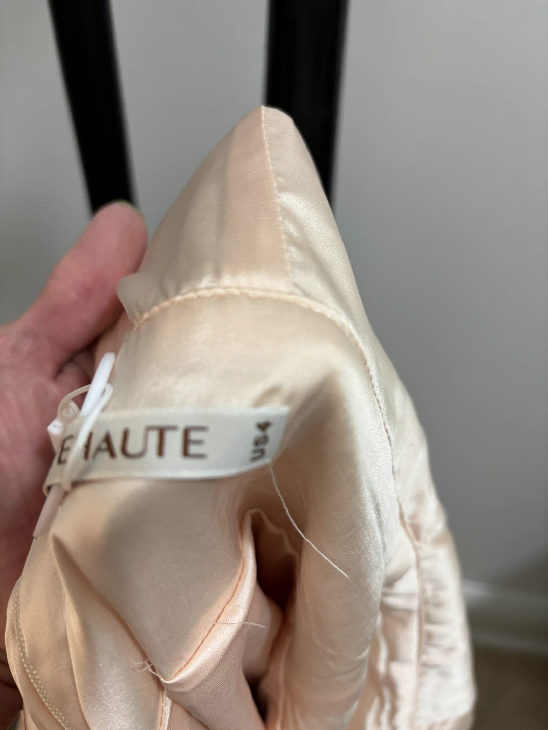 NEW Amsale E-Haute Champagne Midi Dress SIZE 4 - photo 5