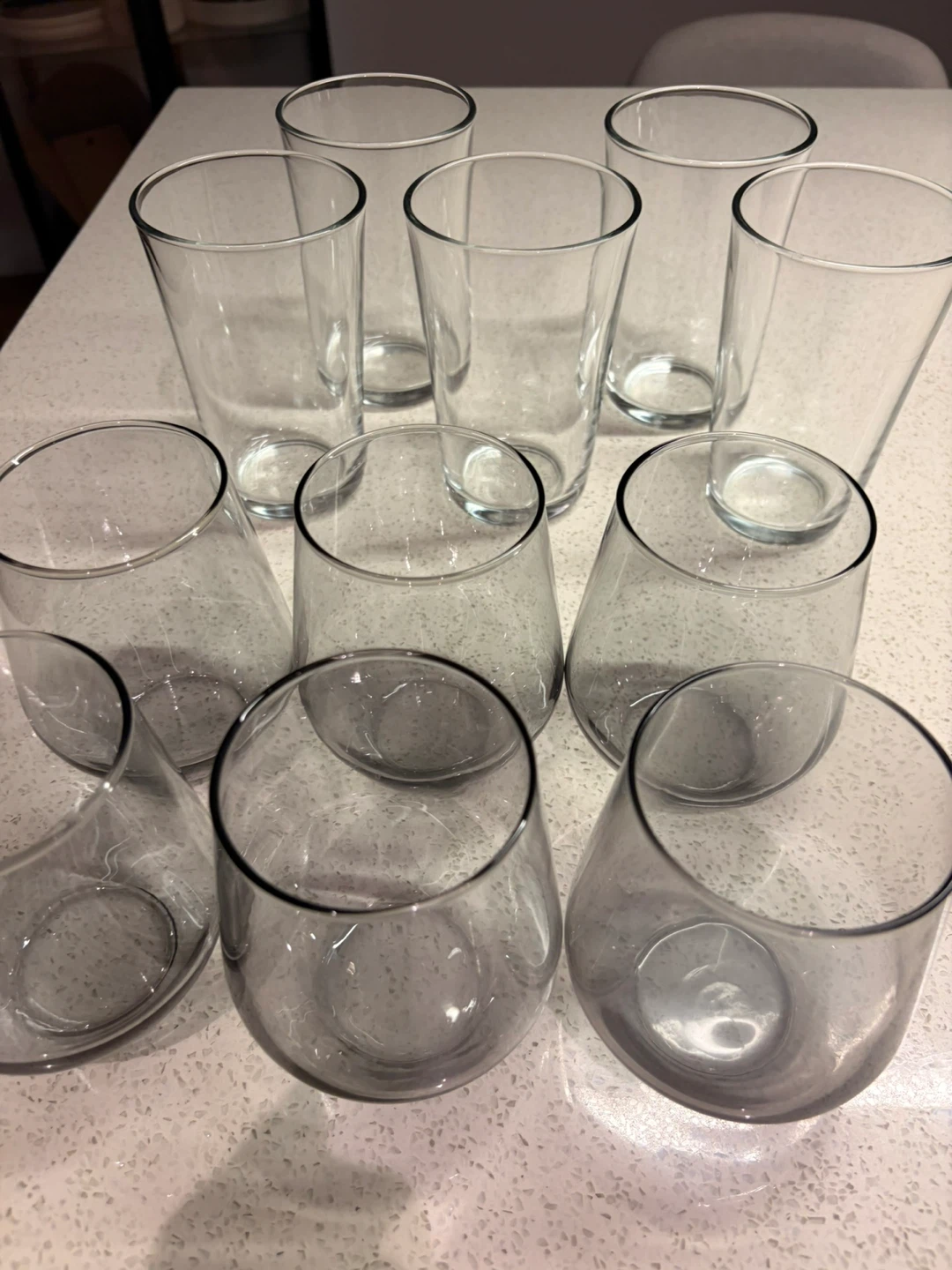 Drinking Glass Set - 5 Tall + 7 Regular - photo 3