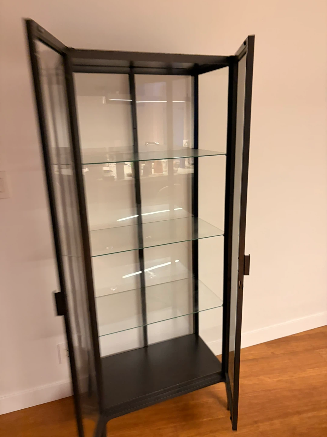 Glass Display Cabinet with Lockable Doors - photo 3