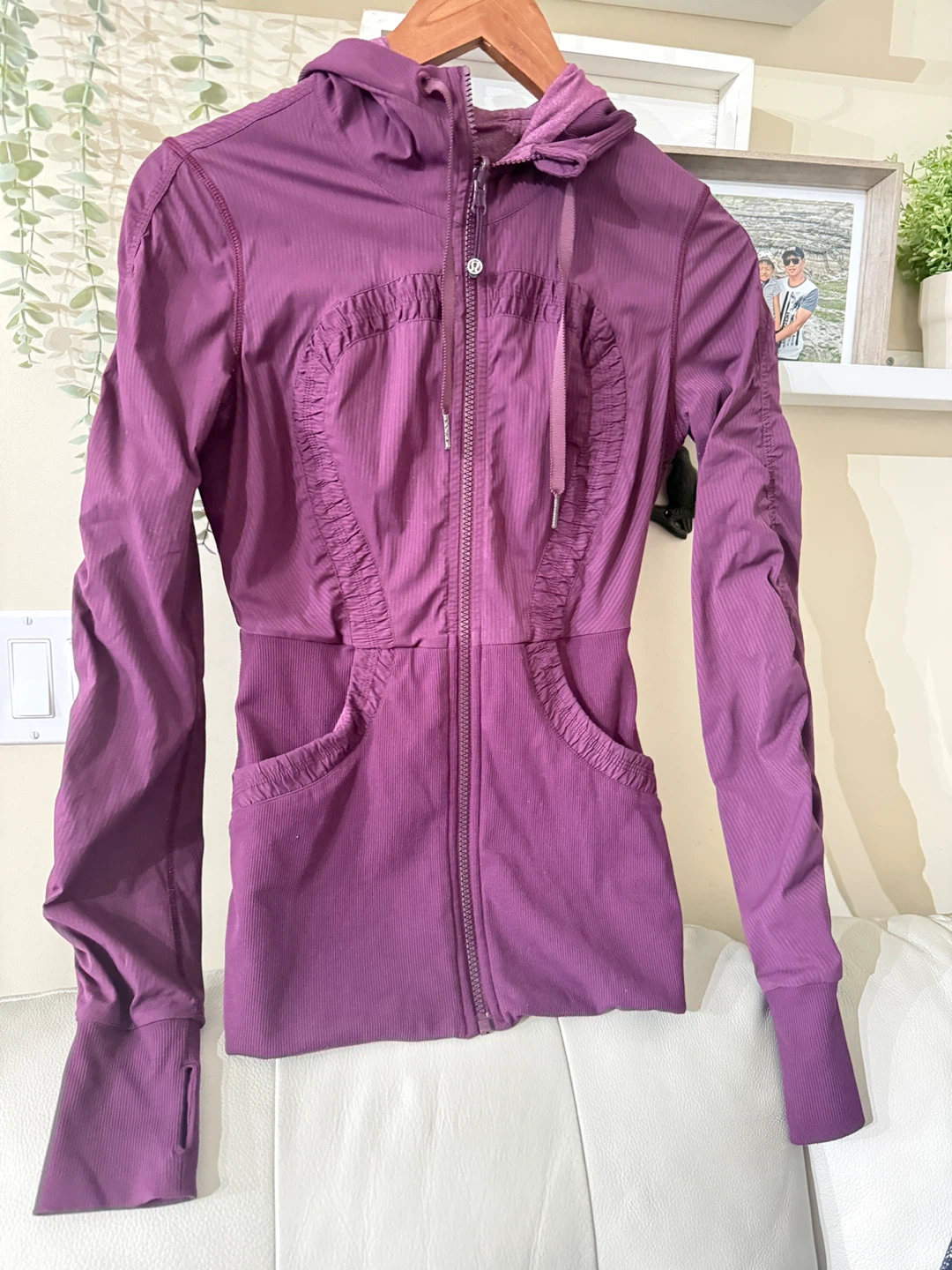 Lululemon Purple Hooded Jacket