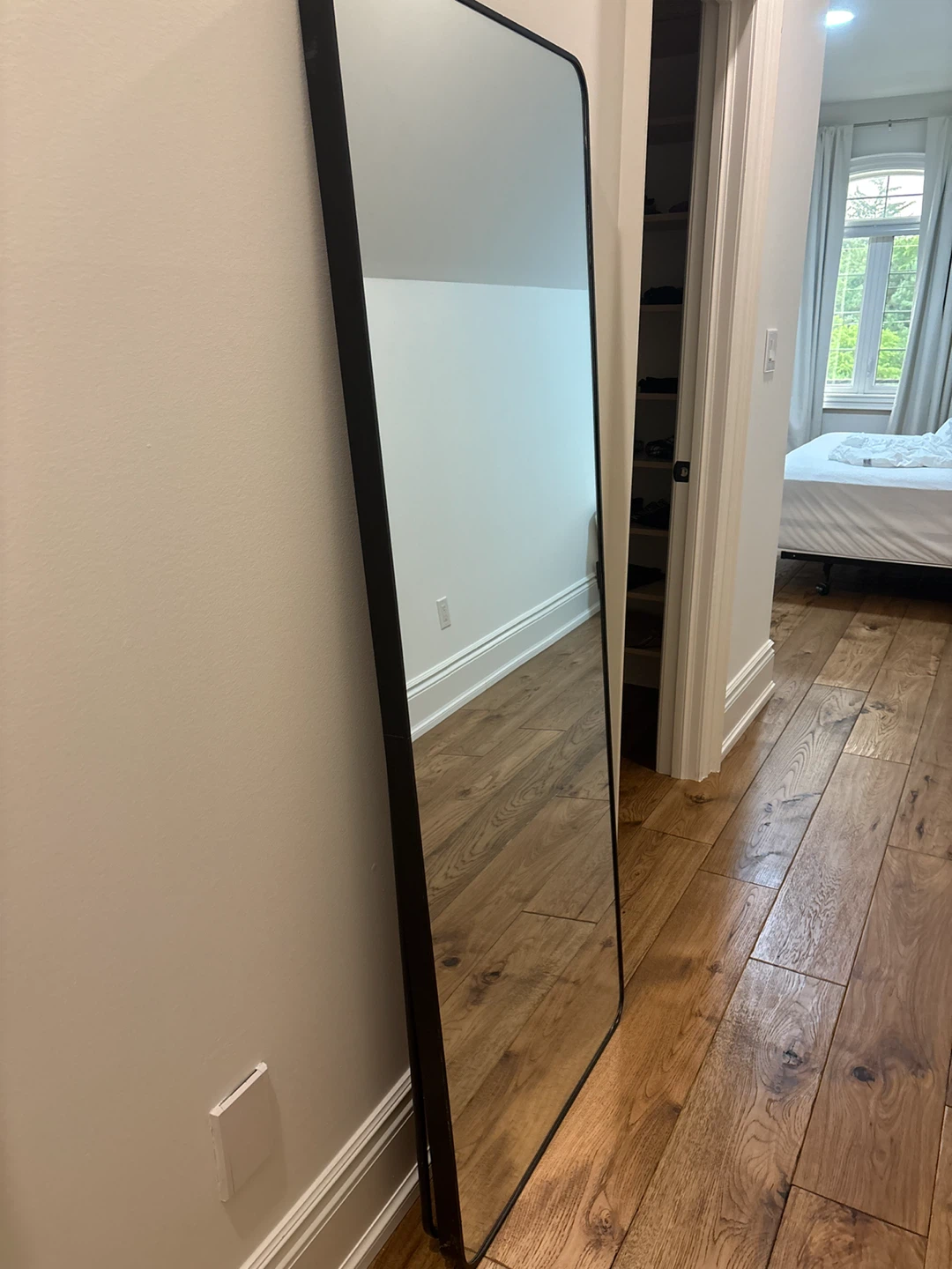 URBAN BARN Full length floor mirror with black frame