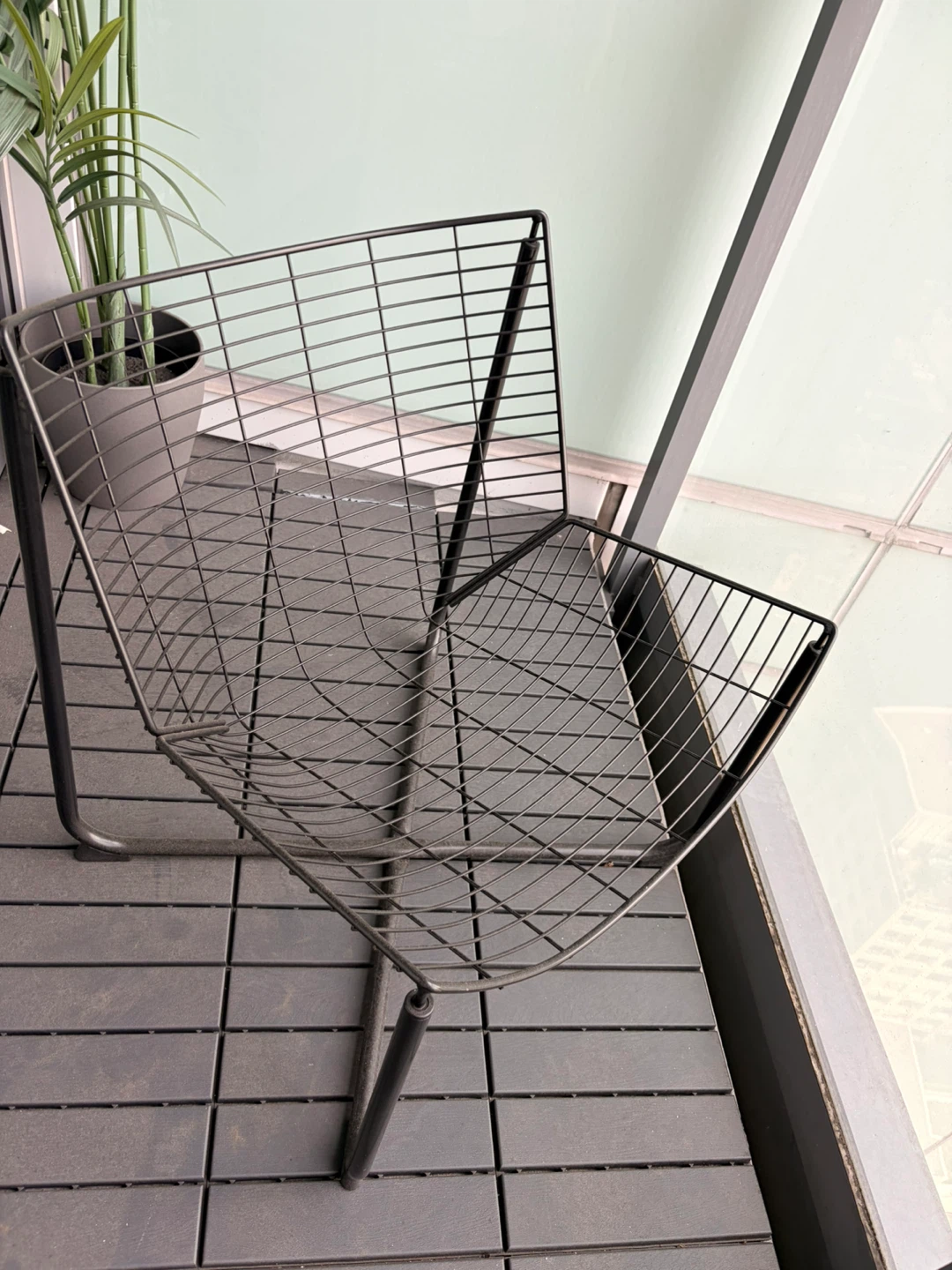 IKEA Balcony plastic Wire Chair - photo 2