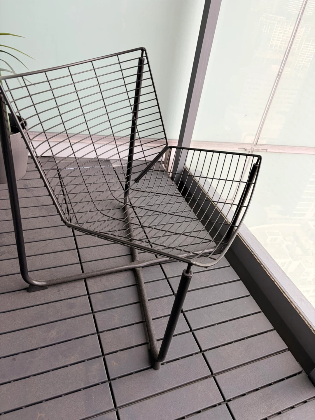 IKEA Balcony plastic Wire Chair - photo 3