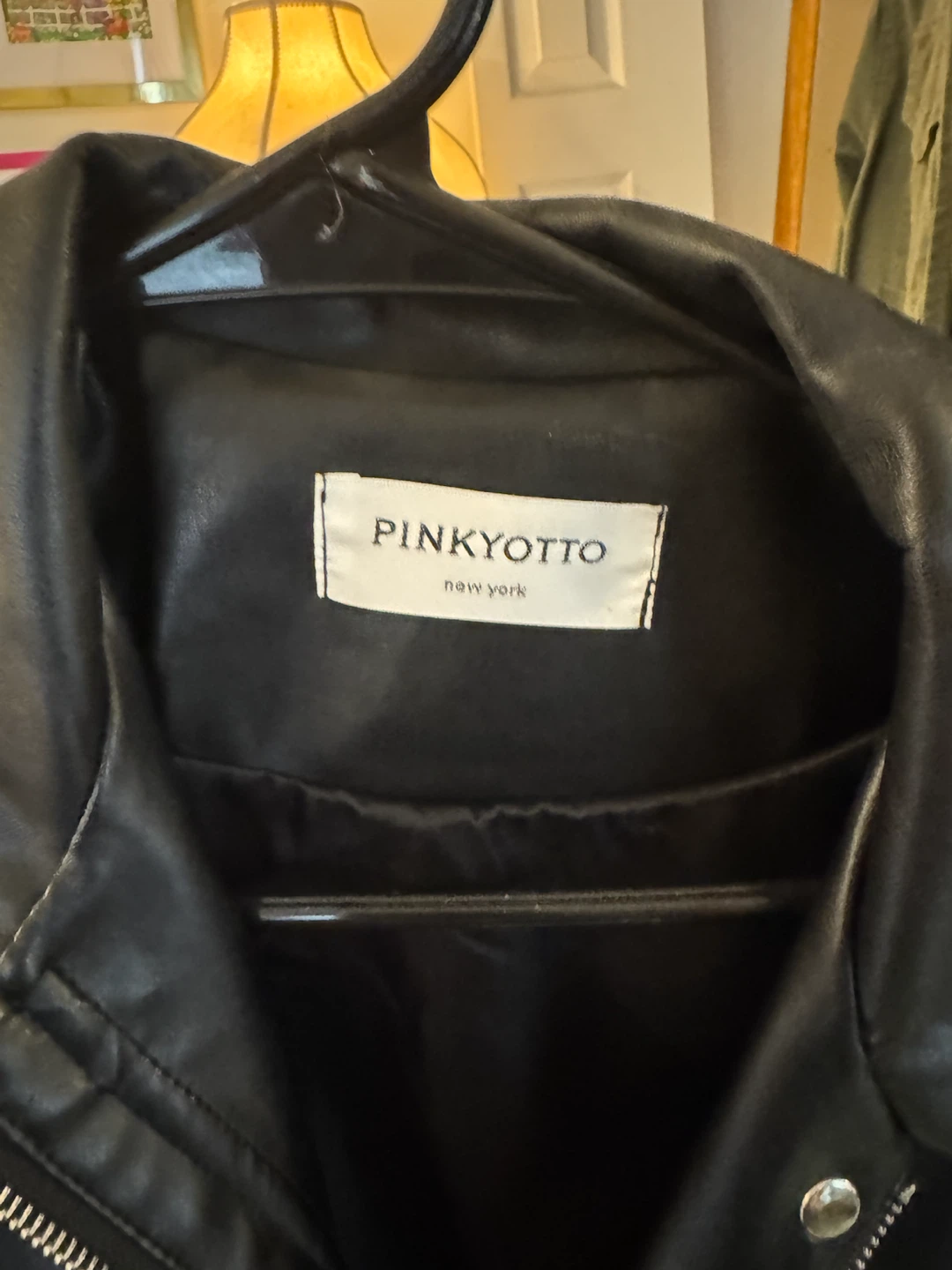 Pinkyotto New York Black Faux Leather Jacket - photo 3