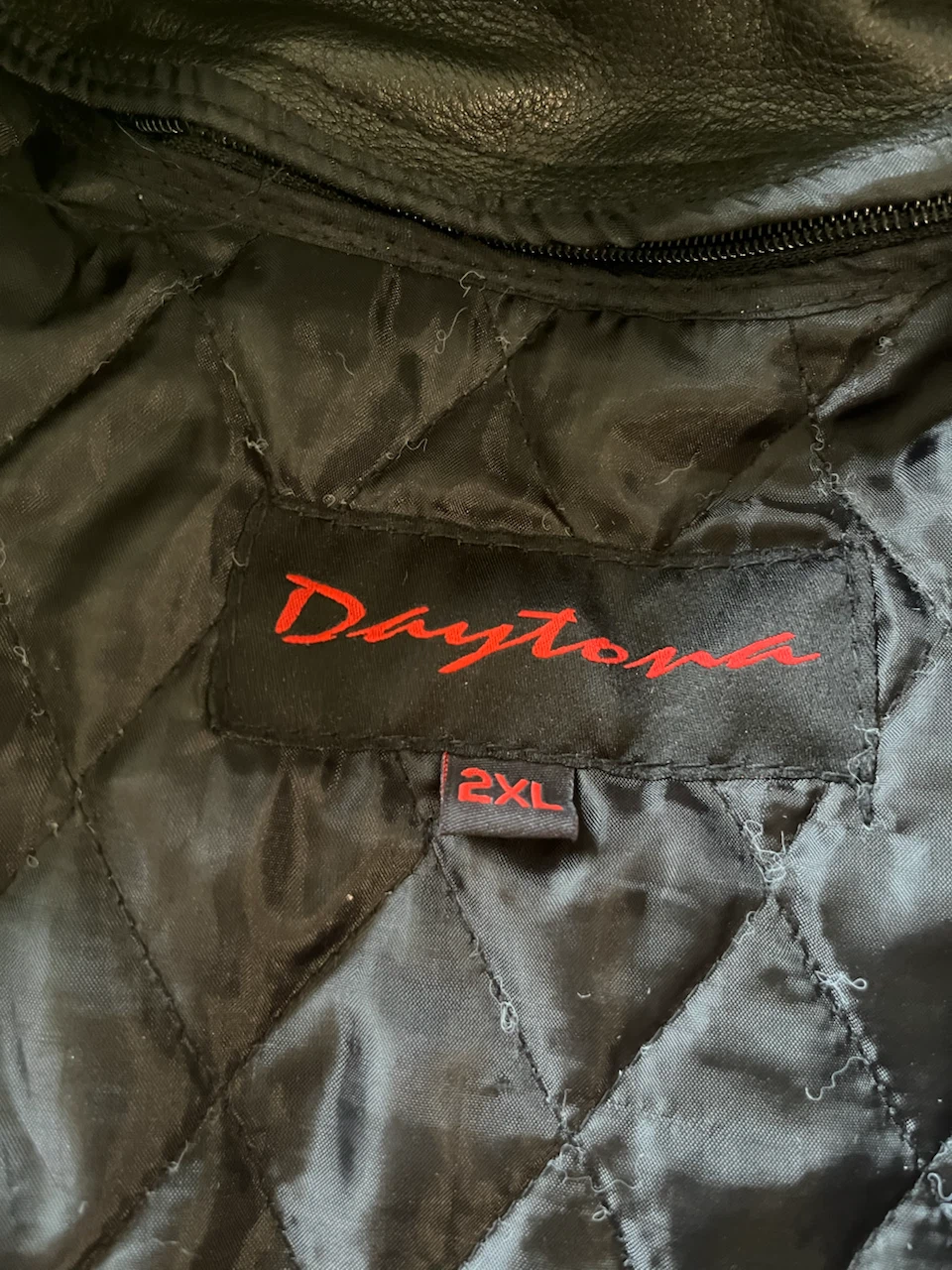 Women’s 2XL Daytona Leather Motorcycle Jacket