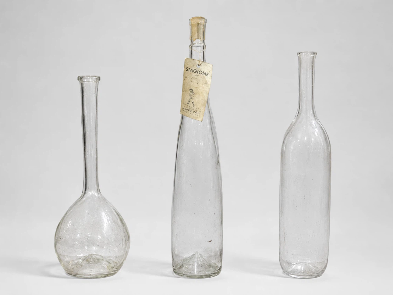 Set of 6 Vintage Italian Decorative Glass Bottles – Jacopo Poli - photo 2