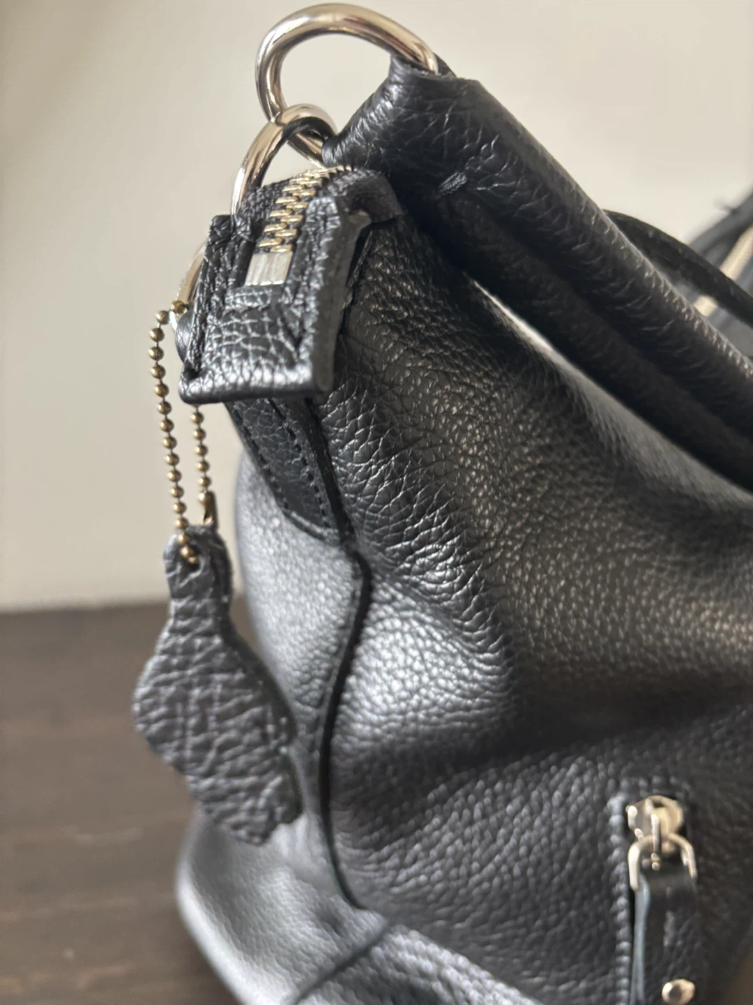 Black Roots Leather  Ella Handbag - photo 3