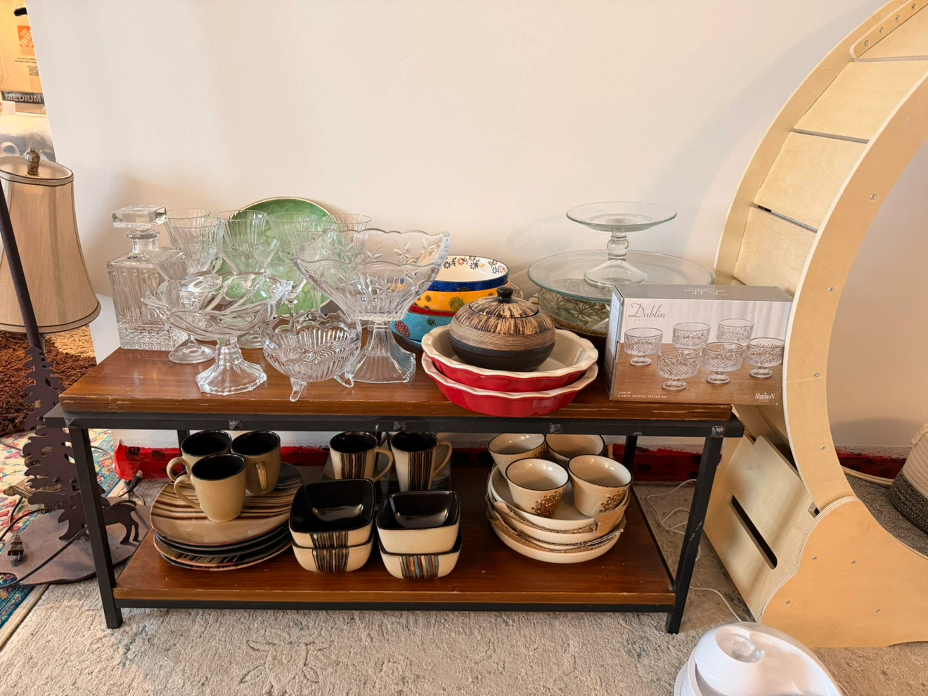 Kitchenware Set with Bowls, Mugs, and Plates