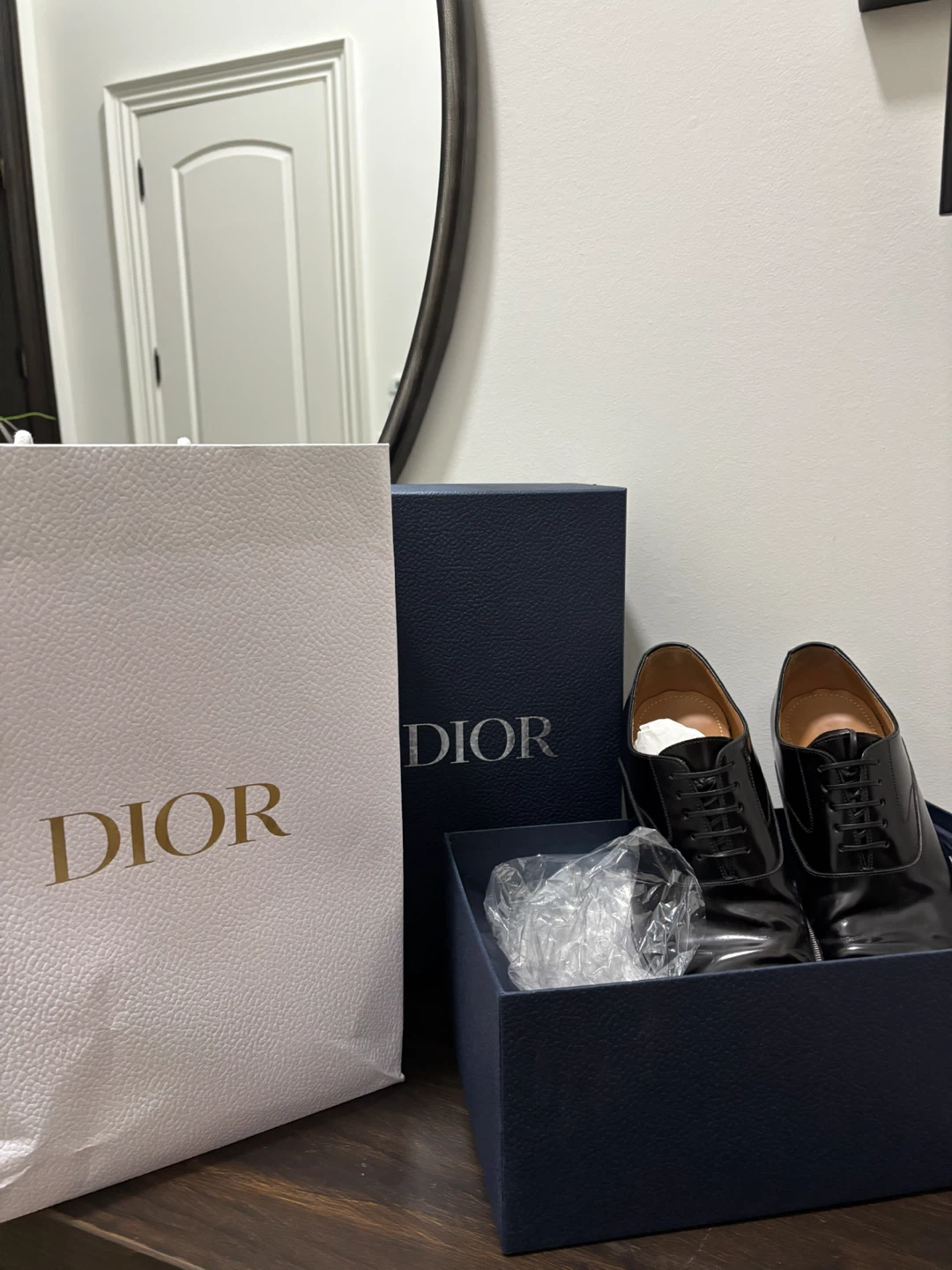 Dior Men's Black Dress Shoes size 8