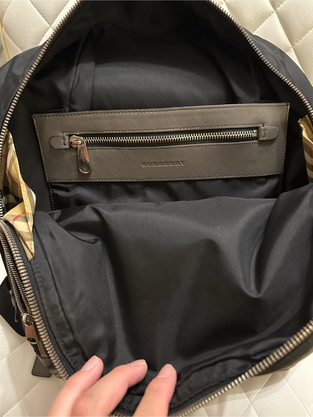 Burberry Nylon Backpack - photo 3