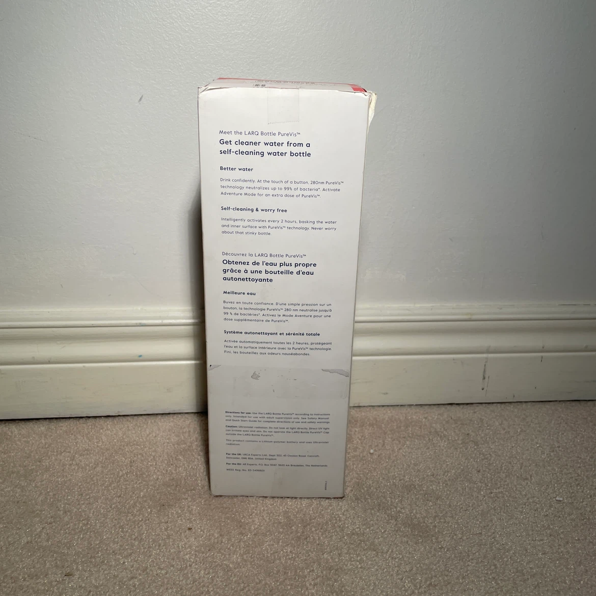 BRAND NEW!! LARQ Bottle PureVis Granite White - MSRP $145.77 - photo 3