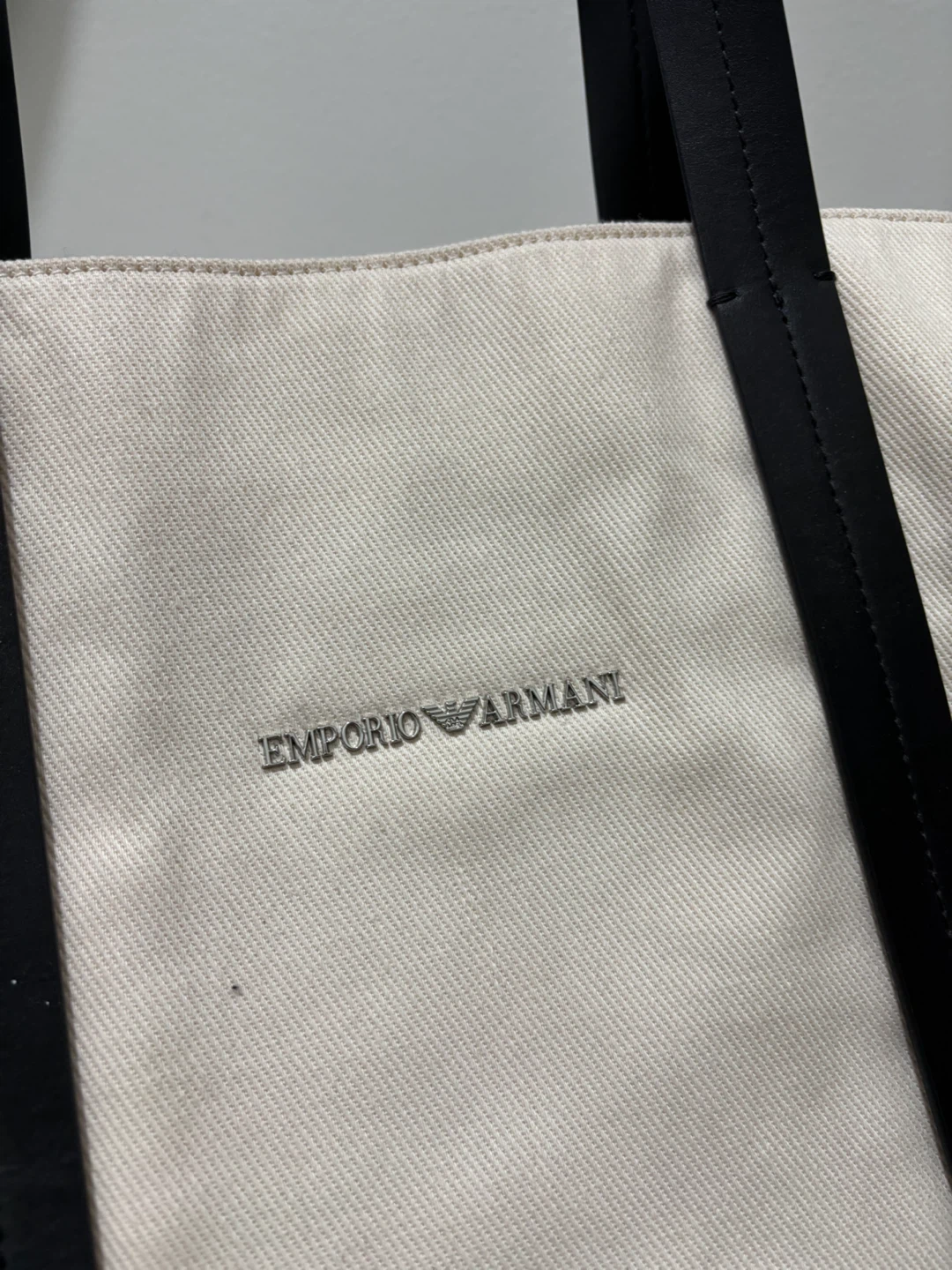 New Emporio Armani Canvas Tote Bag - photo 2