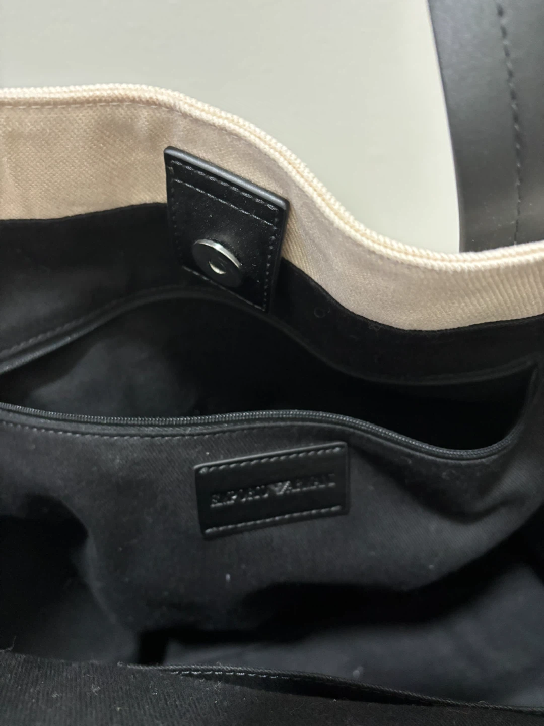 New Emporio Armani Canvas Tote Bag - photo 4
