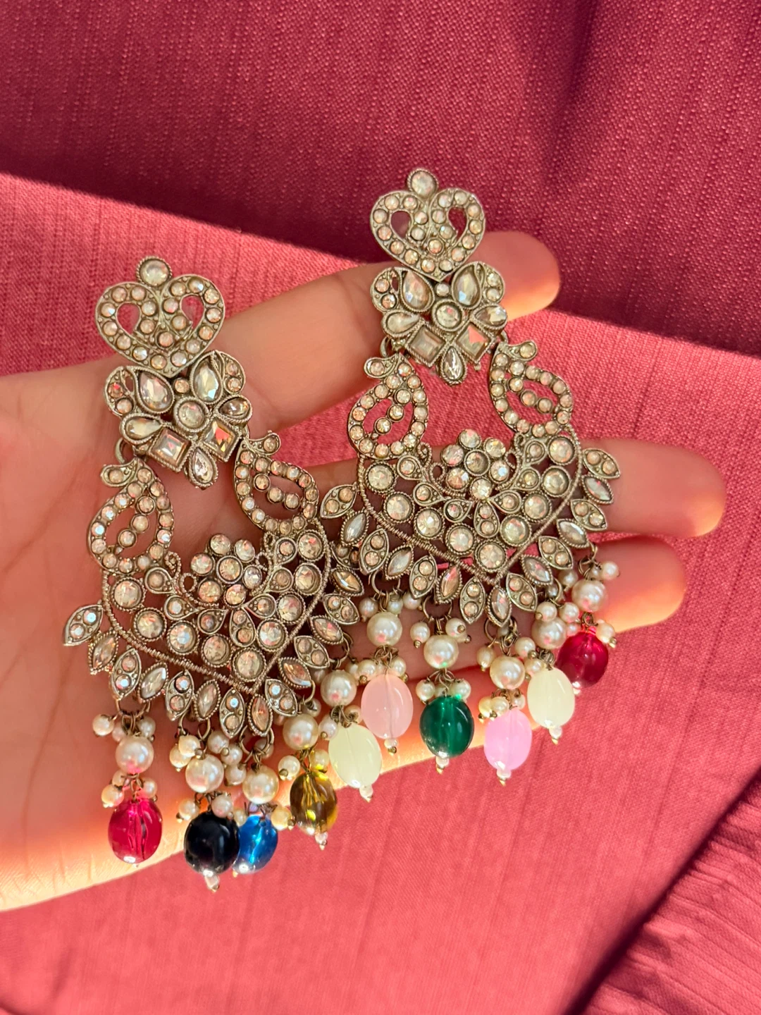 Multi-Colour Beaded Earrings - photo 2