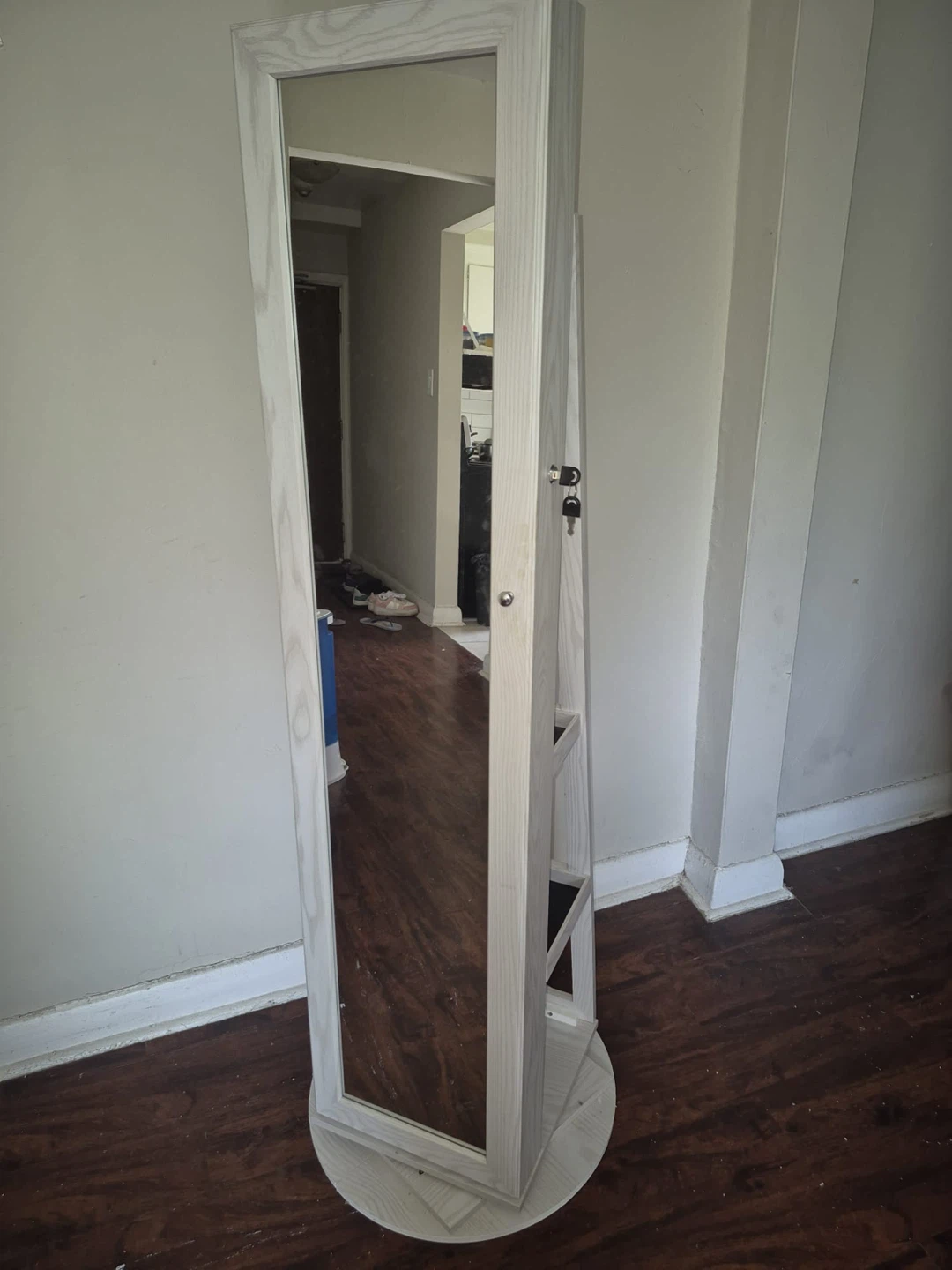 Standing Jewellery Armoire Mirror