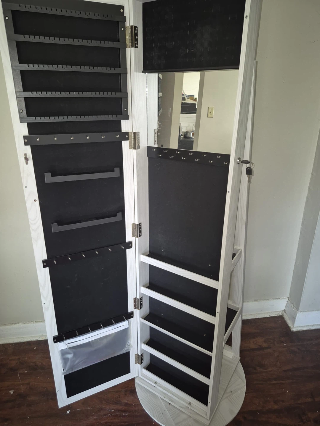 Standing Jewellery Armoire Mirror - photo 2
