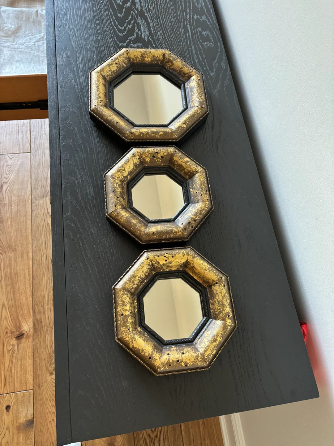 Set of 3 Octagonal Wall Mirrors