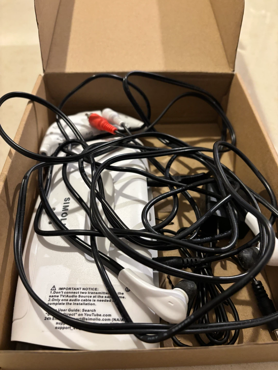 Simolio 2.4GHz Wireless TV Headset - photo 3