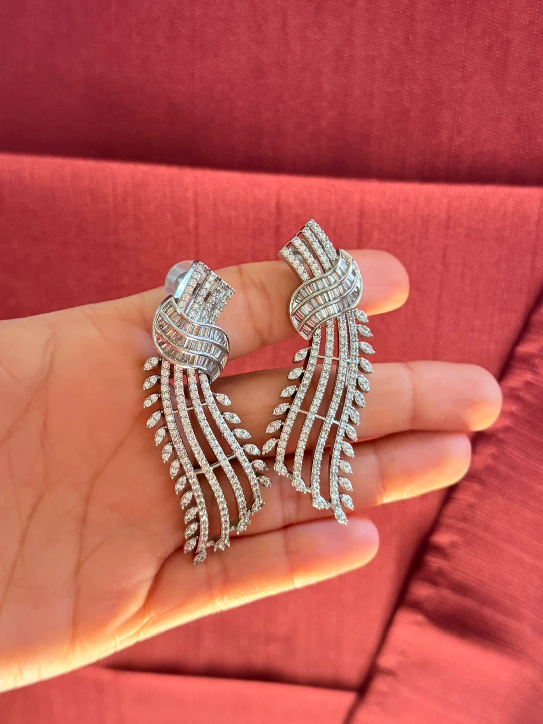 Crystal Statement Dangle Earrings - photo 2