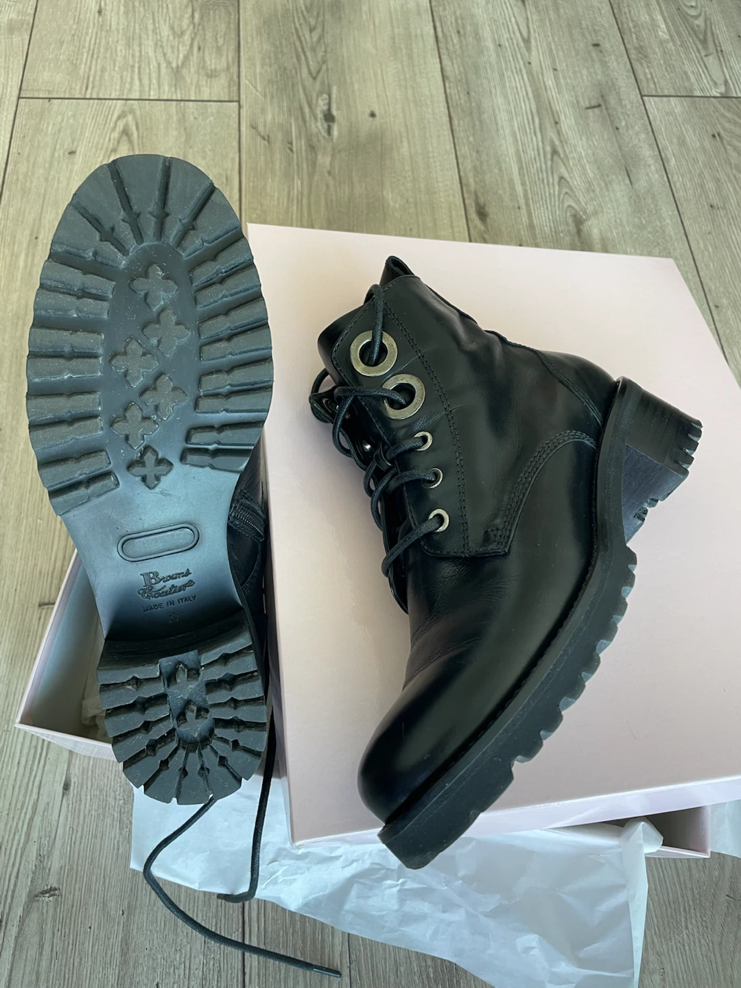 Browns Couture Black Leather Boots - photo 4