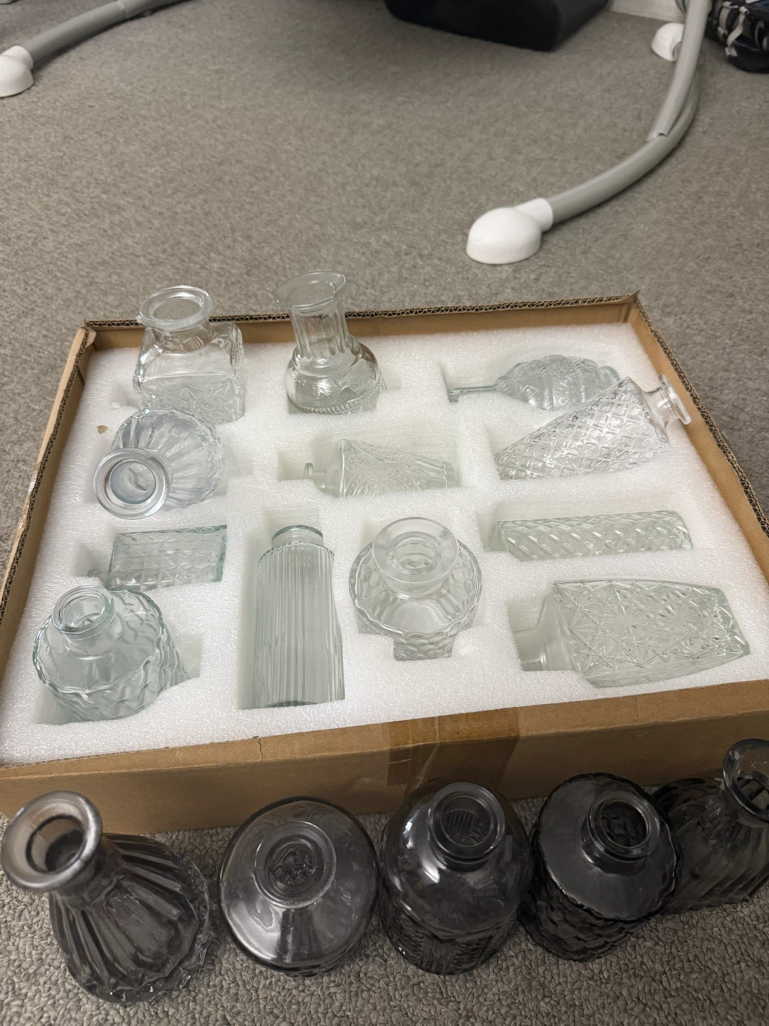Set of 17pcsGlass Bud Vases - photo 2