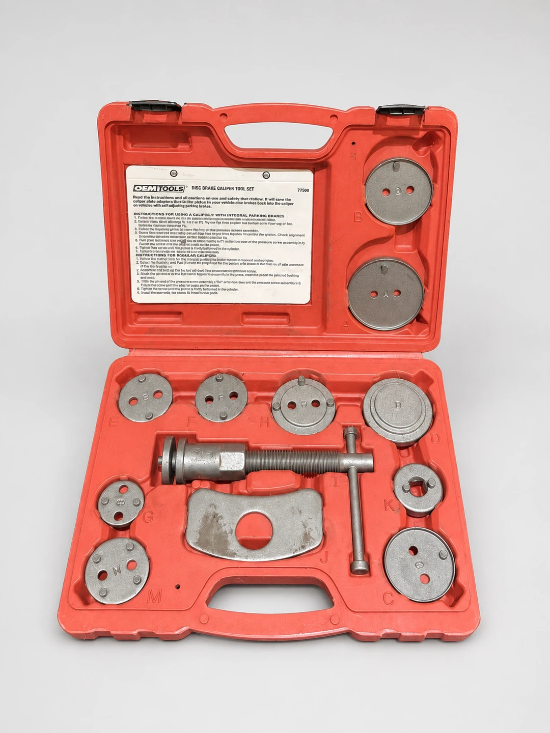 OEMTOOLS 77500 Disc Brake Caliper Tool Set